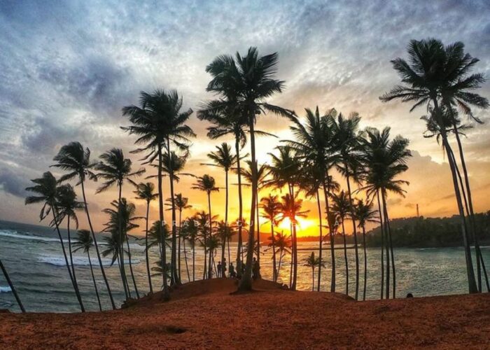 🌅 Sunset at Mirissa Beach 